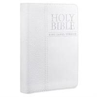 KJV Compact White Bible (Red Letter Edition)