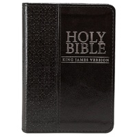 KJV Pocket Bible - Black Faux Leather