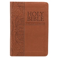 KJV Pocket Bible - Tan Faux Leather