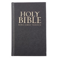Black Hardcover King James Version Pew and Worship Bible