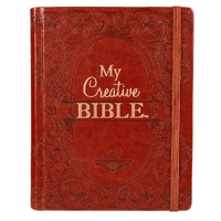 KJV My Creative Bible - Brown Faux Leather Hardcover