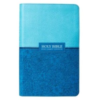 KJV Giant Print Bible Blue Red Letter Edition