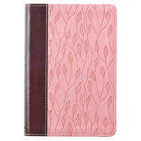 KJV Pocket Bible Pink Brown Red Letter Edition
