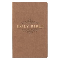 Tan Faux Leather Softcover King James Version Gift and Award Bible