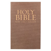 Antique Gold Softcover Gift and Award King James Version Bible