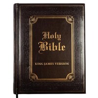 KJV Family Bible Dark Brown (Black Letter Edition)