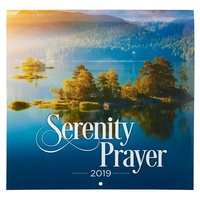 2019 Wall Calendar: Serenity Prayer