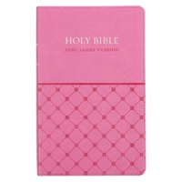 Pink Faux Leather King James Version Gift Edition Bible