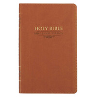 KJV Gift & Award Bible Tan (Black Letter Edition)