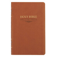 KJV Gift & Award Bible Tan (Black Letter Edition)