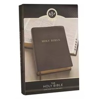 KJV Giant Print Bible Indexed Brown (Red Letter Edition)