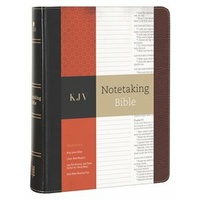 KJV Notetaking Bible Black/Brown