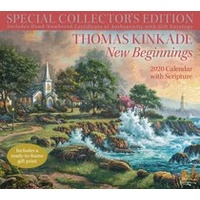 2020 Wall Calendar: Thomas Kinkade Special Collector's Edition New Beginnings