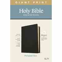 KJV Personal Size Giant Print Bible Filament Enabled Edition Black (Red Letter Edition)