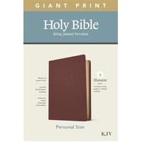 KJV Personal Size Giant Print Bible Filament Enabled Edition Burgundy (Red Letter Edition)