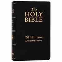 KJV Holy Bible 1611 Edition Black Includes Apocrypha