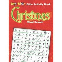 Itty-Bitty Bible Activity Book: Christmas Word Search