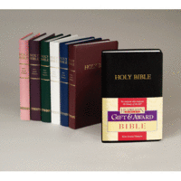 KJV Gift and Award Bible Black (Red Letter Edition)