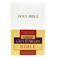 KJV Gift & Award Bible (White)