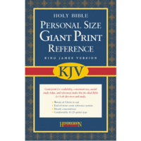 KJV Personal Size Giant Print Reference Bible