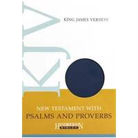 KJV New Testament with Psalms and Proverbs, Flexisoft (Imitation Leather, Blue)