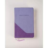 KJV Reference Bible Giant Personal Violet Pastel