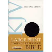 KJV Larger Print Compact Reference Bible Black (Red Letter Edition)