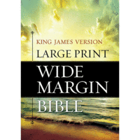 KJV Large Print Wide Margin Bible