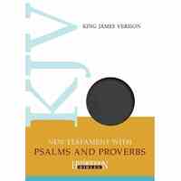 KJV New Testament With Psalms and Proverbs Black