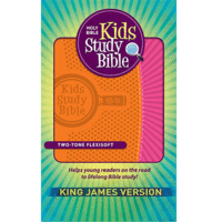 KJV Kids Study Bible Orange/Pink Flexisoft
