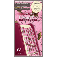 Realtree Bible Tabs Pink Camouflage
