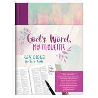 KJV God's Word, My Thoughts Bible For Teen Girls (Red Letter Edition)