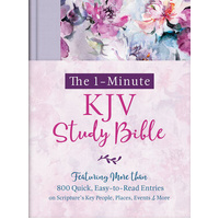 KJV The 1-Minute Study Bible (Lavender Petals)