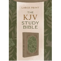 KJV Study Bible Large Print Olive Branches (Red Letter Edition)