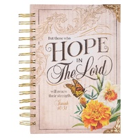 Hope in the LORD Large Wirebound Journal - Isaiah 40:31