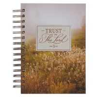 Trust in the LORD Field Grass Wirebound Journal - Proverbs 3:5