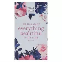 2024 24-Month Daily Planner: Everything Beautiful (Ecclesiastes 3:11)