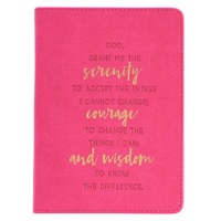 Handy-sized LuxLeather Journal in Pink - The Serenity