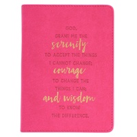 Handy-sized LuxLeather Journal in Pink - The Serenity