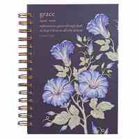 Journal: Grace, Navy Floral