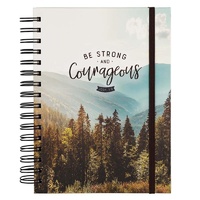 Wirebound Journal: Be Strong & Courageous with Elastic Closure