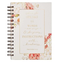 When She Speaks Large Wirebound Journal - Proverbs 31:26