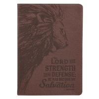 Classic Journal - My Strength & My Defense Brown