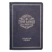 Classic Journal - Trust in the LORD Navy