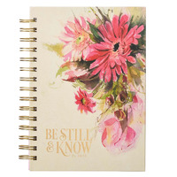 Large Wirebound Journal - Be Still & Know Psalm 46:10
