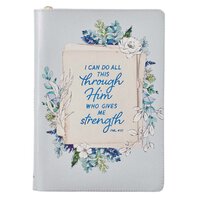 Classic Journal Zipped Closure - I Can Do All Things Philippians 4:13