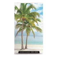 2021 28-Month Daily Planner: Beaches