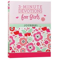 3-Minute Devotions For Girls Journal