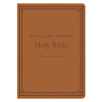 KJV Compact Gift & Award Bible Reference Edition Camel