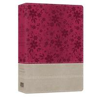 KJV Cross Reference Study Indexed Bible Women's Edition Floral Berry Imitation Leather - Thumbnail 0 KJV Cross Reference Study Indexed Bible Women's E